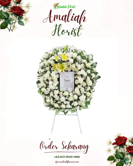 Krans Bunga Duka Ganting
