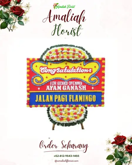 Sewa Papan Bunga Ganting